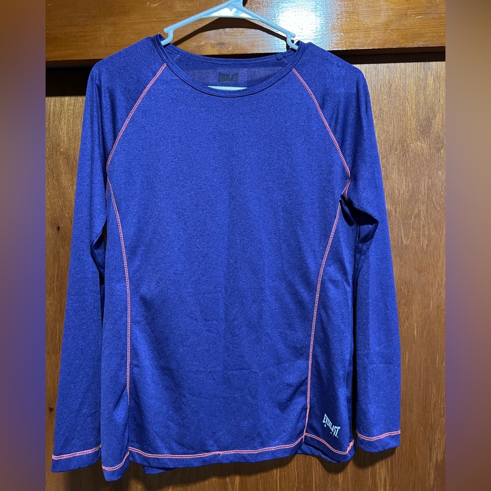 Everlast, Long Sleeved Workout Shirt, Purple